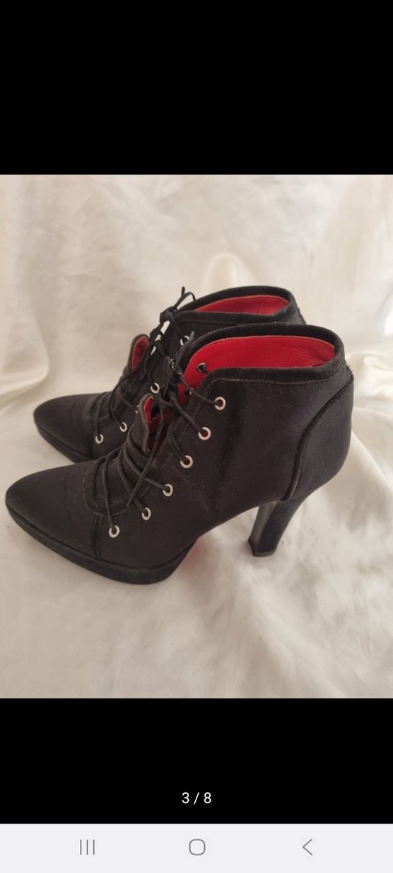 cesare paciotti goth gotik süet topuklu louboutin - Görsel 3