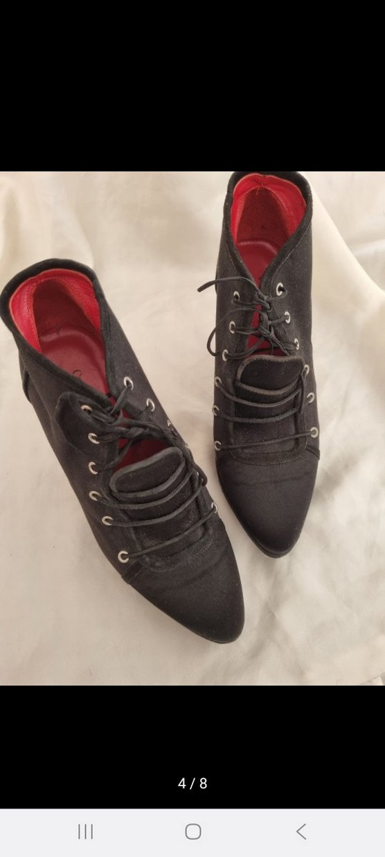 cesare paciotti goth gotik süet topuklu louboutin - Görsel 4