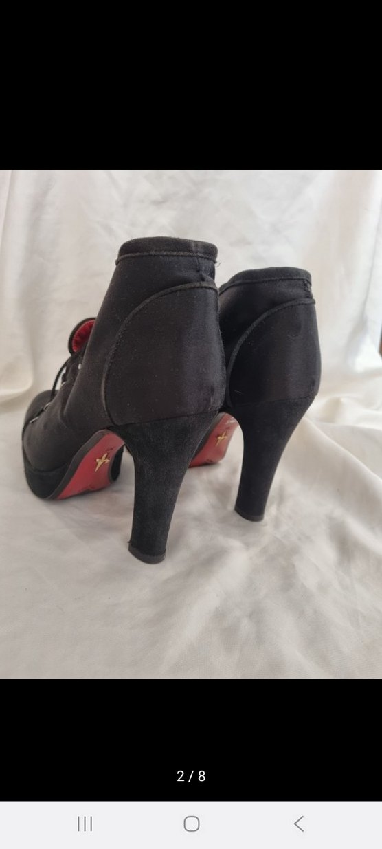 cesare paciotti goth gotik süet topuklu louboutin - Görsel 2