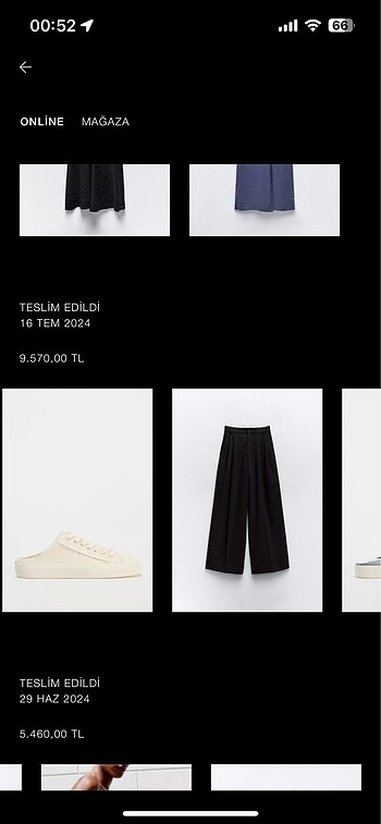 Zara ZARA PİLİLİ PANTOLON