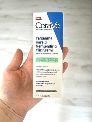 CERAVE NEMLENDİRİCİ (yağlı cilt)
