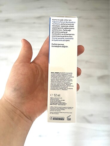 Beden CERAVE NEMLENDİRİCİ (yağlı cilt)