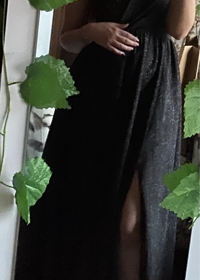 Simli abiye elbise - Görsel 4