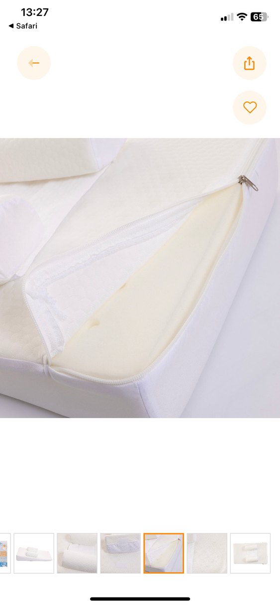 Bebek Plus 2'si 1 Arada Reflü ve Yan Yatma Yastığı - Görsel 3