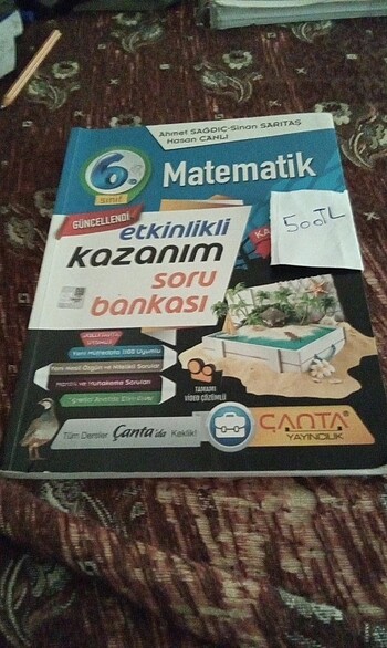 6 sınıf matematik testi kitabı sıfır 