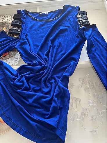 Bluz saks mavi