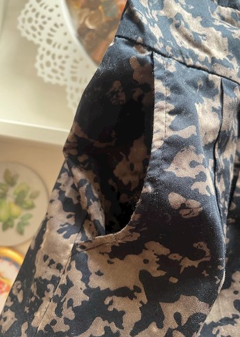 Siyah kahve Straplez Midi Elbise - Görsel 4