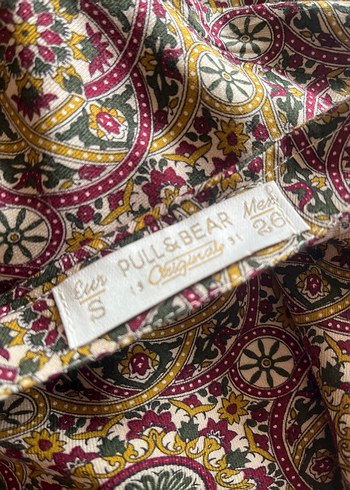 Bohem Desenli V Yakalı Mini Short elbise - Görsel 8