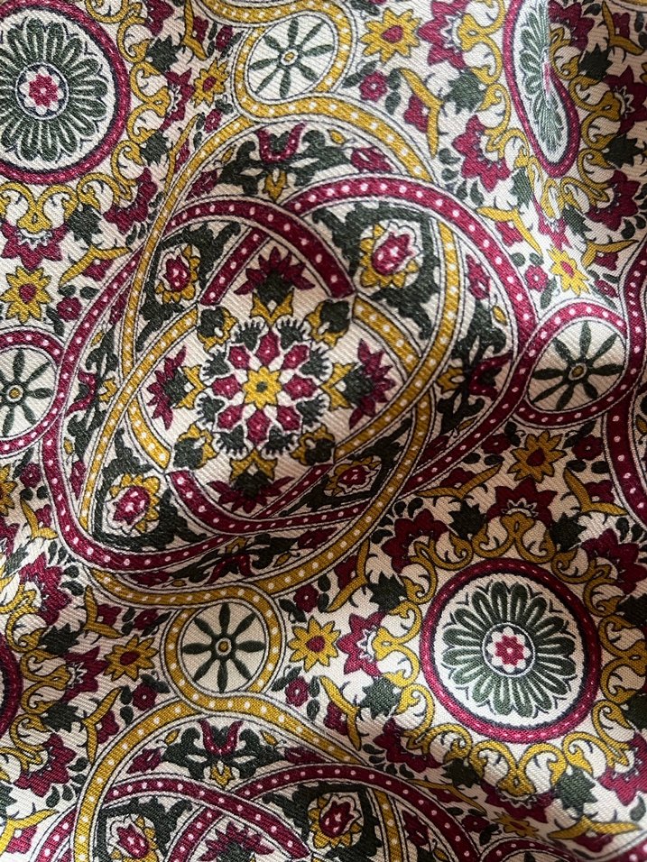 Bohem Desenli V Yakalı Mini Short elbise - Görsel 5