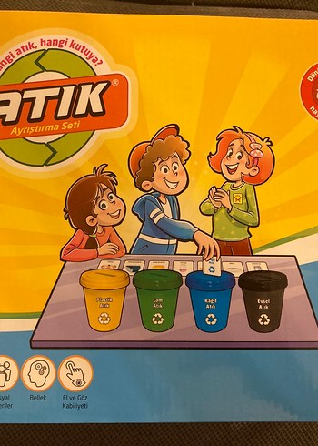Atık Ayırma Seti Eğitici Oyuncak