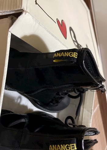 Siyah Deri Bağcıklı bot - Görsel 10