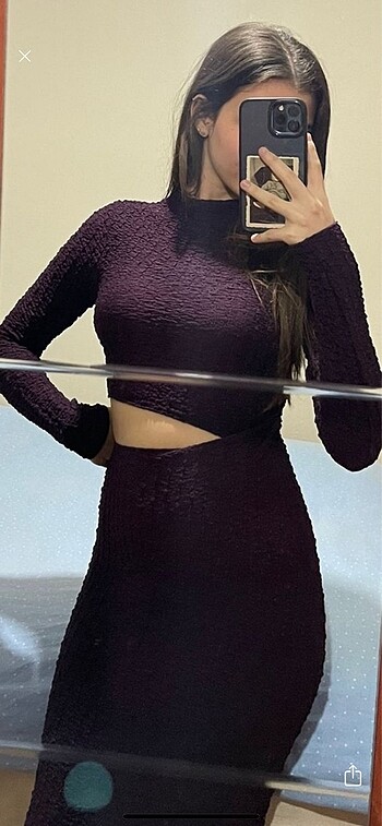Zara cut out elbise