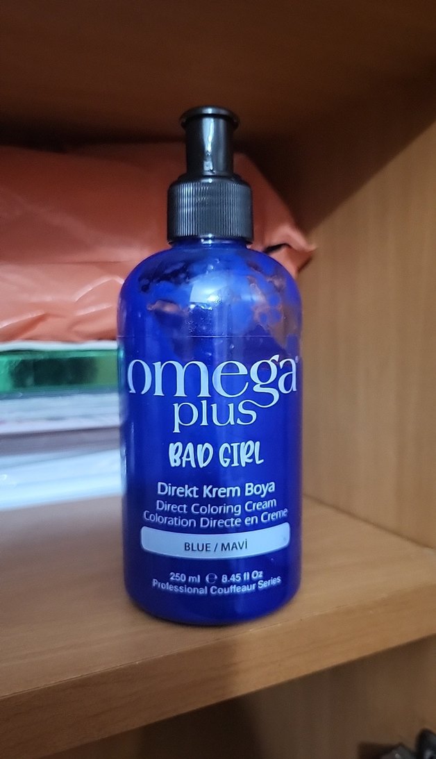 omega Plus Bad Girl Mavi Krem Saç Boyası - Görsel 2
