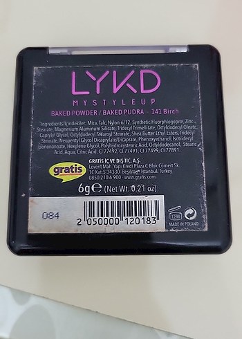 lykd baked pudra 141 birch - Görsel 2