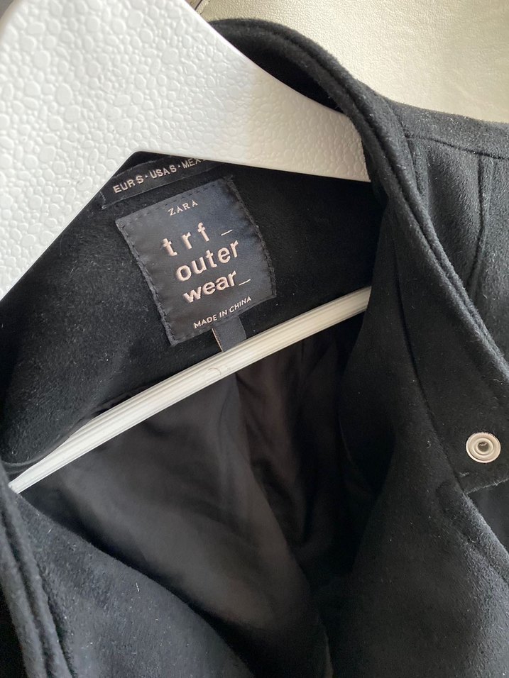 Zara Siyah süet Biker Ceket - Görsel 4