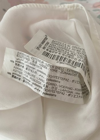 Zara elbise Pembe Çiçekli V Yaka Mini Elbise - Görsel 4