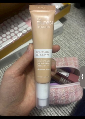 The purest BareMatte BB Krem - Orta ila Koyu Ten - Görsel 2