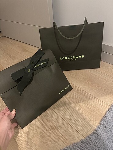 Longchamp Longchamp çanta ve hediye paketi