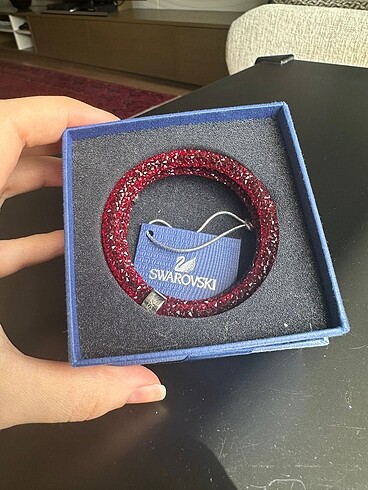 Beden bordo Renk Swarovski bileklik