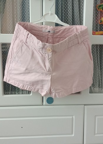 Pembe Mini Pamuklu Şort