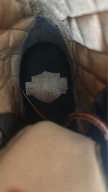 Harley davidson kahverengi bot - Görsel 5