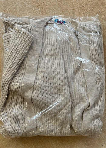 Siyah Uzun Triko Kadın Hırka - Görsel 5