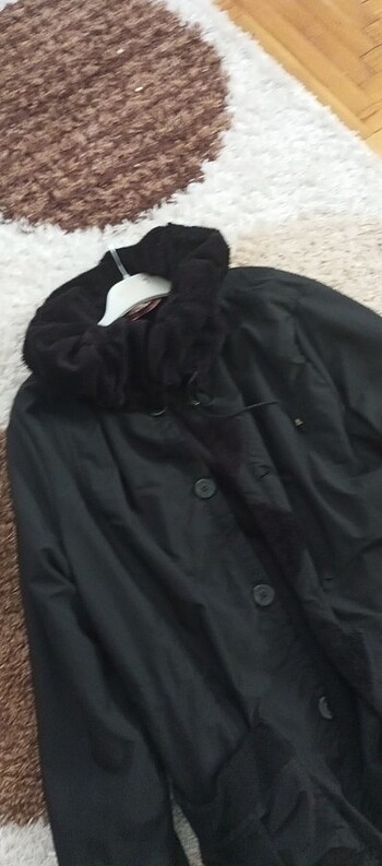 Çok kullanişlı48__50 beden uyumlu. Siyah kaban - Görsel 4