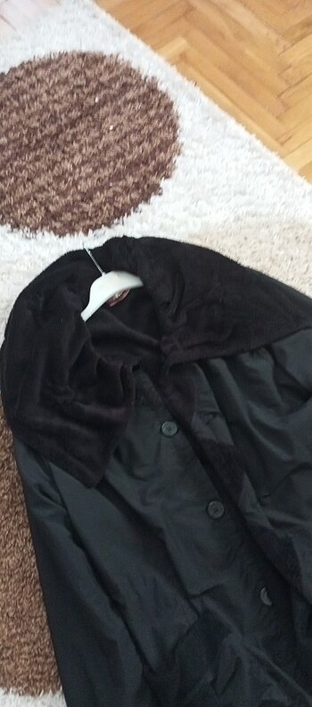 Çok kullanişlı48__50 beden uyumlu. Siyah kaban - Görsel 5