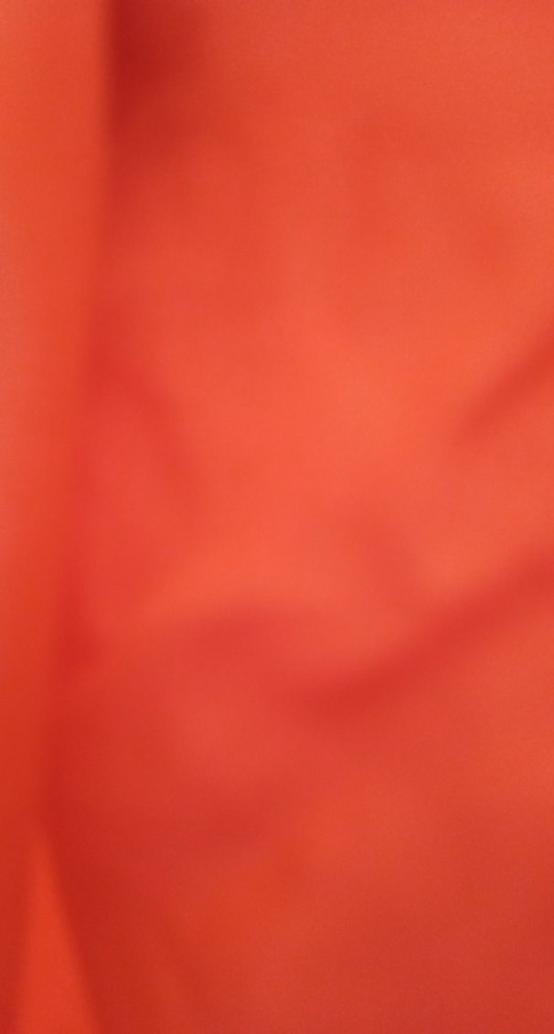 Uzun Turuncu Düğmeli Kapşonlu Kadın Yağmurluk - Görsel 2