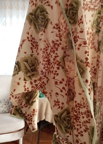 Bohem Desenli Uzun Kadın Tasarım Sabahlık - Görsel 4