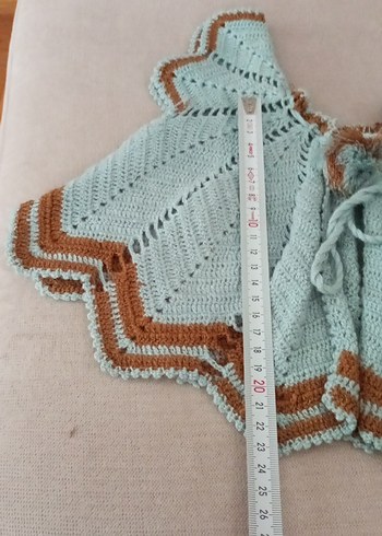 Kızlar için Nakışlı Bohem Kolsuz Hırka - Görsel 4