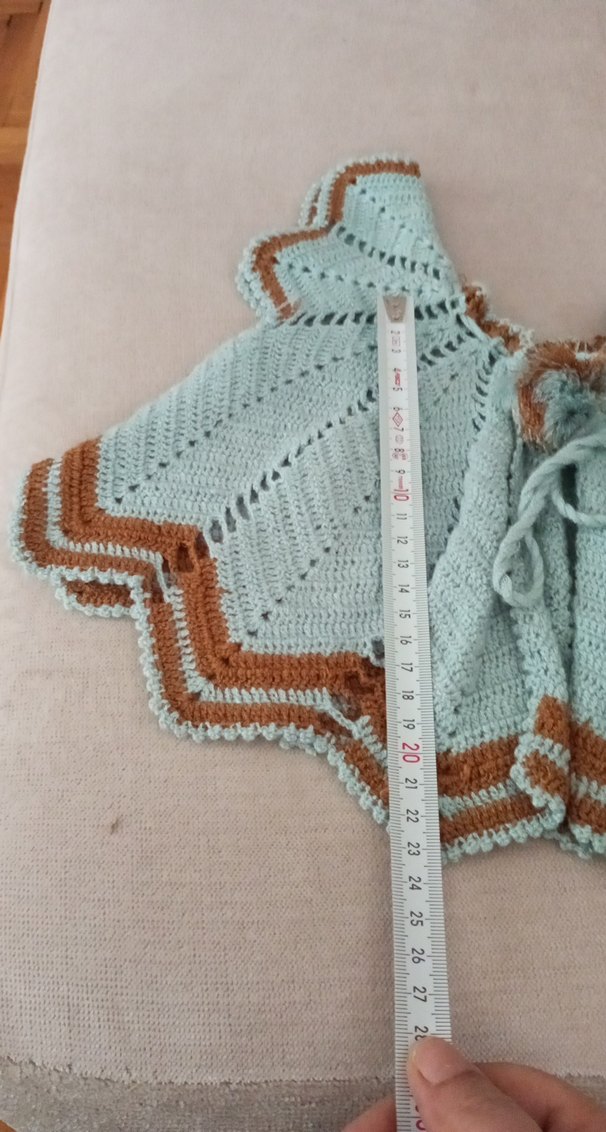 Kızlar için Nakışlı Bohem Kolsuz Hırka - Görsel 4