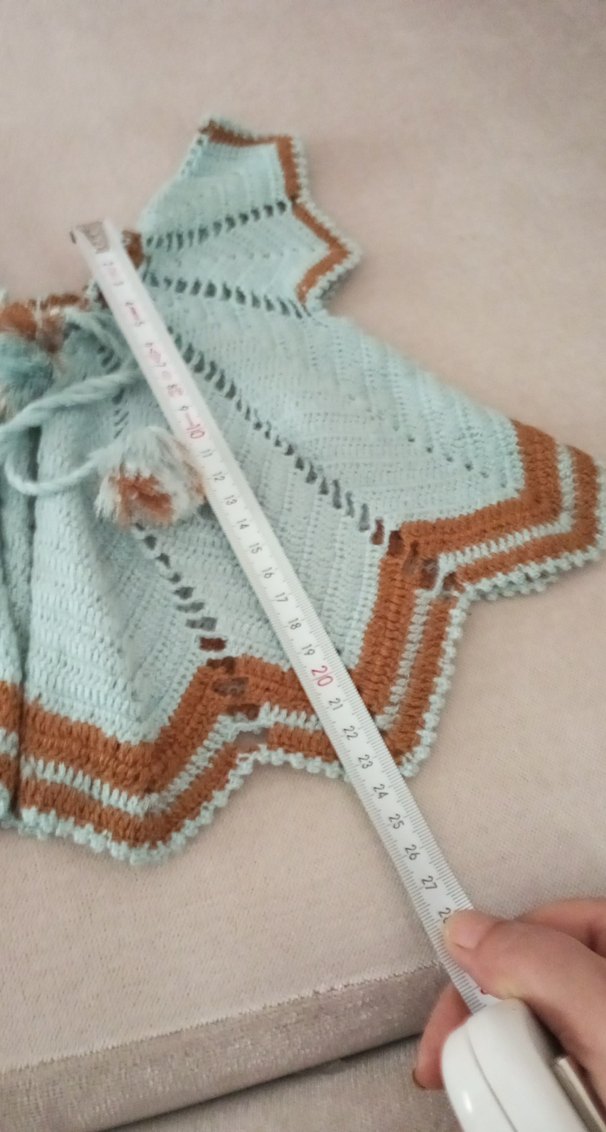 Kızlar için Nakışlı Bohem Kolsuz Hırka - Görsel 3