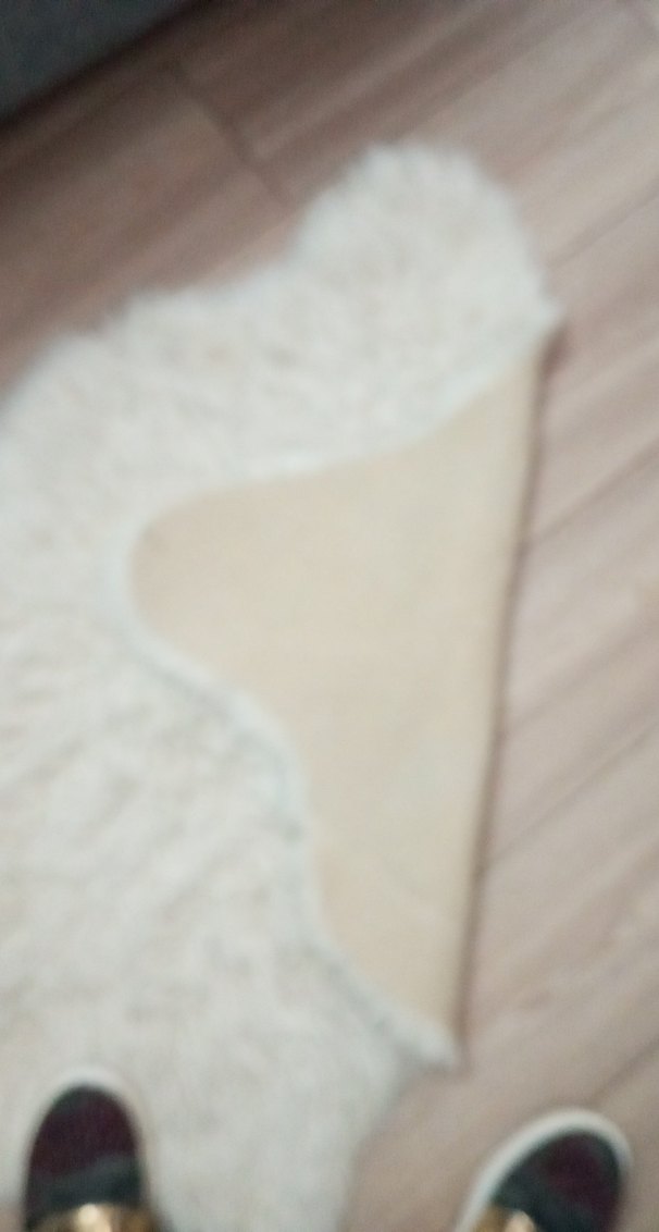 Beyaz Bohem Tarzı Peluş Halı - Görsel 5