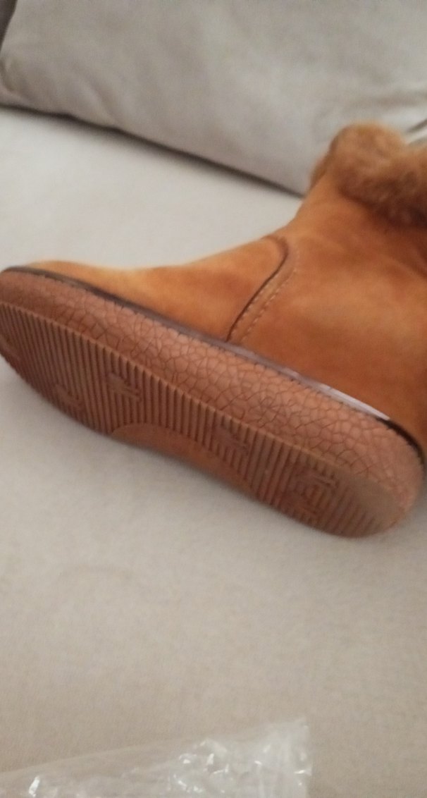 Bej Süet Kürk Detaylı Kadın Dolgu Topuk Bot - Görsel 5