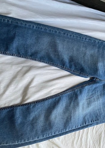 Kadın Mavi Normal Boy Denim Pantolon