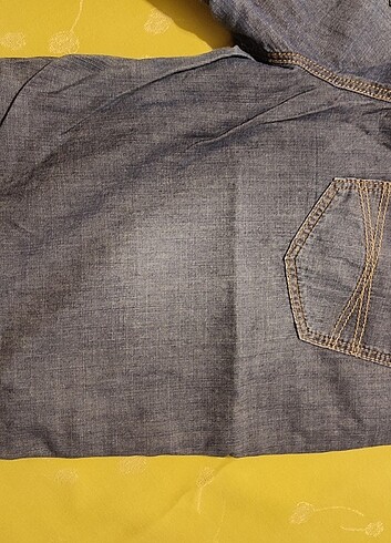 Koyu Mavi Kıvrlabilir Kot Şort - Görsel 7