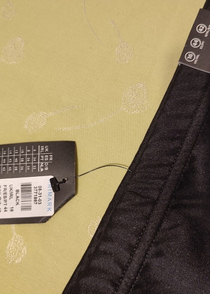 Primark Siyah Mini Şık Etek - Görsel 3