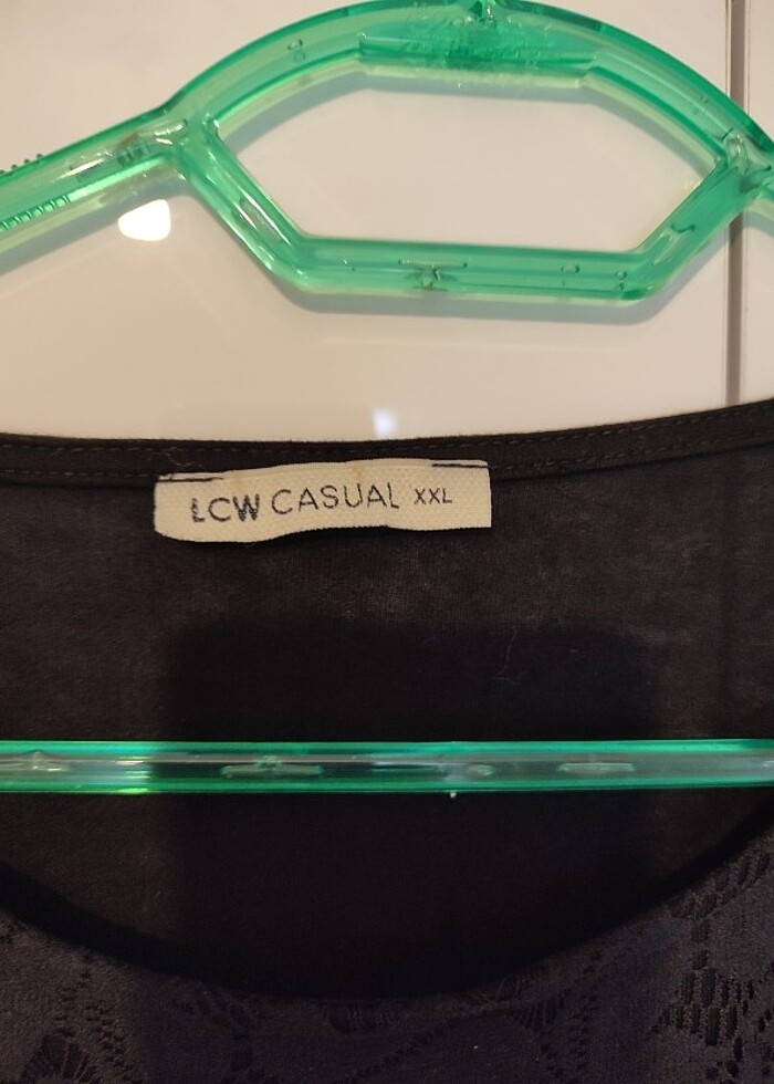 Siyah Dantelli Uzun Kollu Şık Bluz - Görsel 4