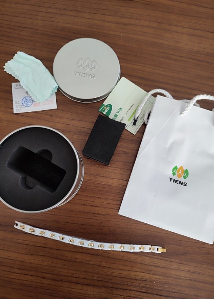 Tiens Beyaz, Taşlı Bileklik (Hemen Kargo ) - Görsel 4