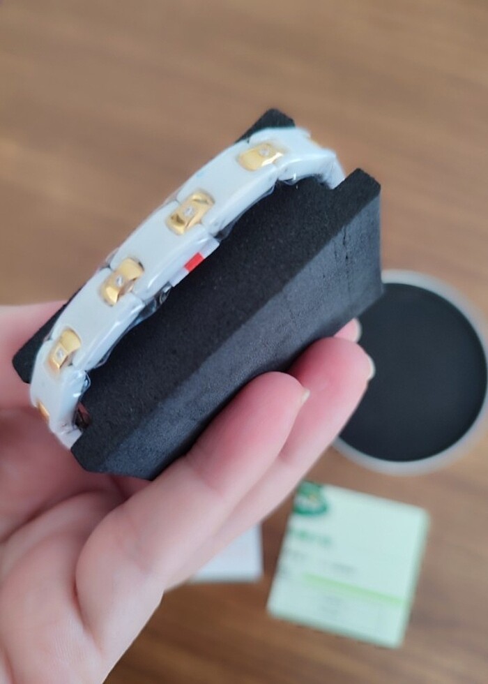 Tiens Beyaz, Taşlı Bileklik (Hemen Kargo ) - Görsel 5