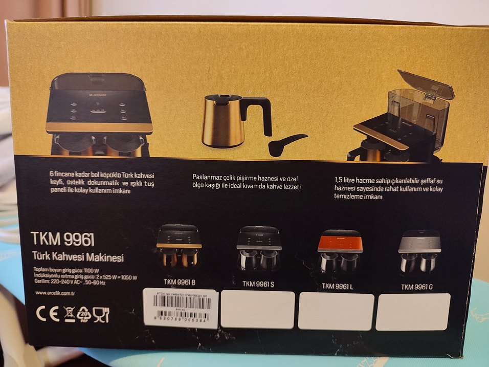 Arçelik Telve Türk Kahvesi Makinesi,Camel Renkli, TKM9961B - Görsel 4