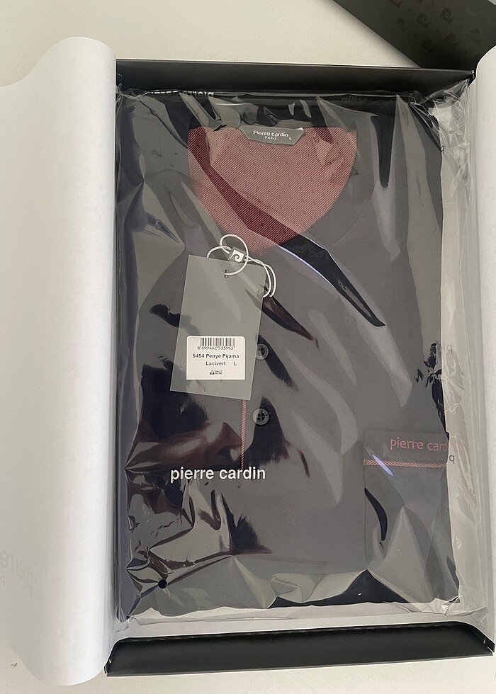 Pierre Cardin 5454 Erkek Uzun Kollu Pijama Takımı-lacivert - Görsel 3