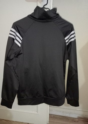 Adidas Siyah Fermuarlı Spor Ceket - Görsel 2