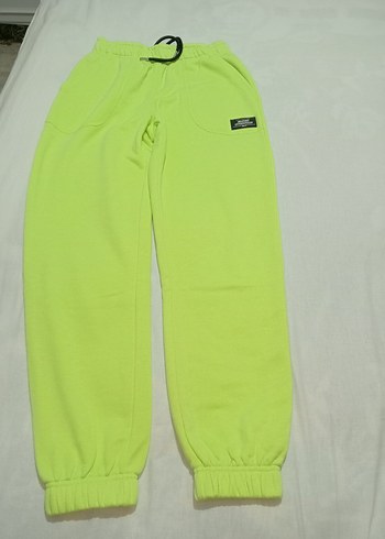 Sarı Rahat Kesim Kadın Eşofman Altı - Görsel 2