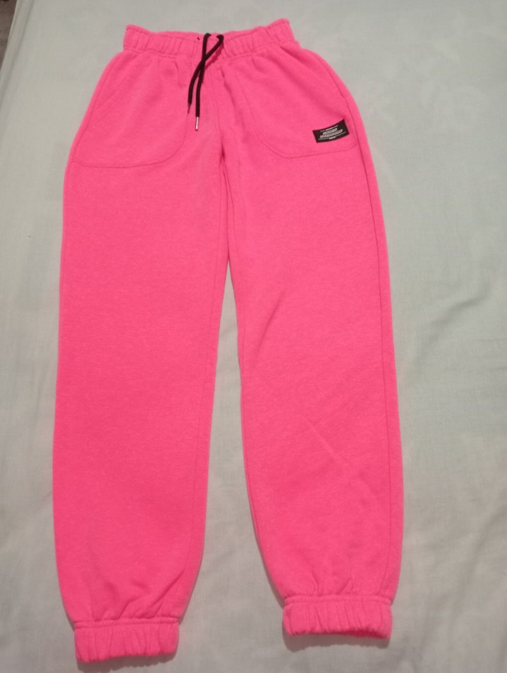 Kadın Pembe Rahat Kesim Eşofman - Görsel 2