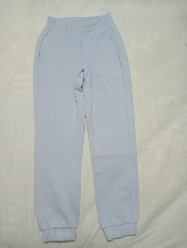 Kadın Beyaz Rahat Kesim Eşofman Altı - Görsel 2