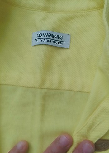 LC Waikiki Sarı Keten Erkek Çocuk Kısa Kollu Gömlek