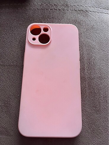 Pembe kamera korumalı iPhone 13 kılıf