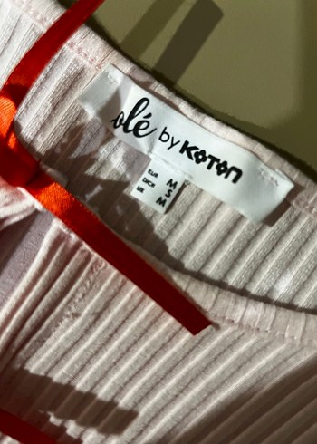 Pembe İnce Triko crop - Görsel 4